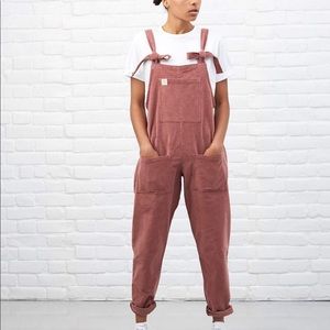 Lucy & Yak Dungarees in Ash Pink size XS